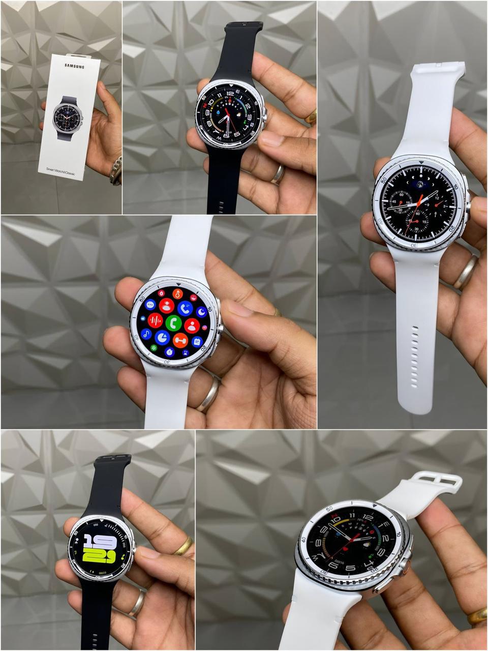 Samsung galaxy watch 8 classic model  1:1 Bezel working. ultra smooth amoled display. Rich look.