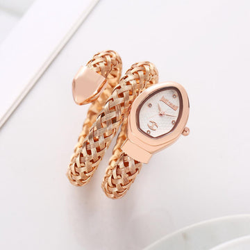 Premium Rose Gold Bracelet Style Women’s Watch | Oval Dial | Stylish Fashion Wristwatch for Girls & Ladies