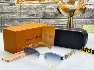 Louis Vuitton Luxury Rimless Gradient Sunglasses for Men & Women – Premium Designer Eyewear