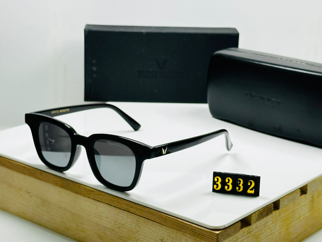 Ted Baker Stylish Black Square Sunglasses for Men & Women – UV Protection Eyewear