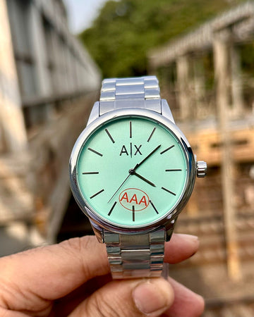 Minimal Mint Green Dial Stainless Steel Men’s Watch