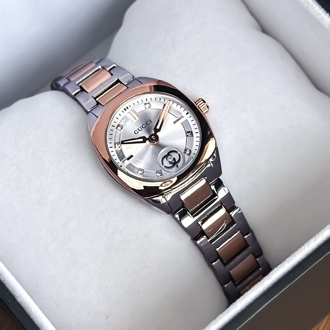 Women’s Premium Silver Rose Gold Bracelet Watch