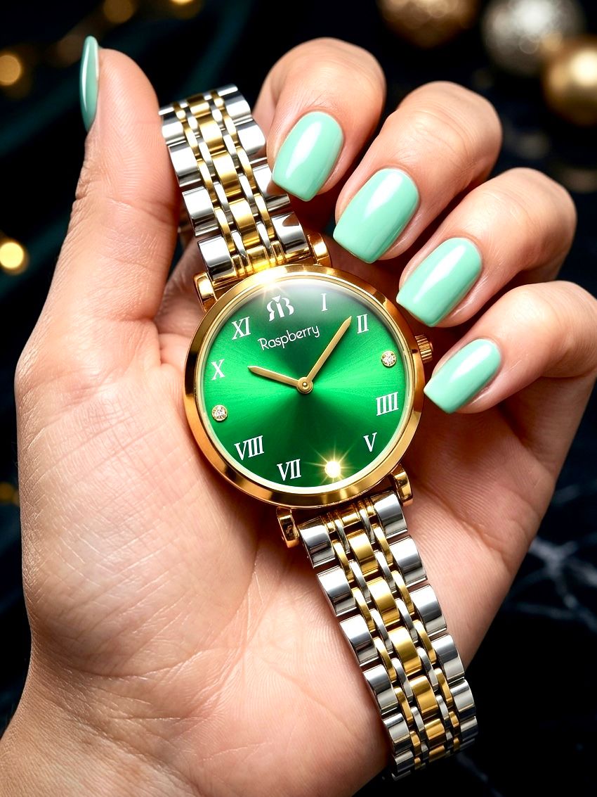 Women’s Premium Dual Tone Roman Dial Analog Watch