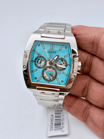 Premium Sky Blue Dial Chronograph Style Men's Watch