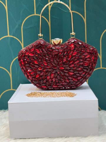 Traditional Bridal Weddings Clutch Sling Bag._❤️