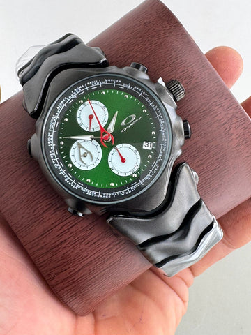 PREMIUM GREEN DIAL CHRONOGRAPH WATCH