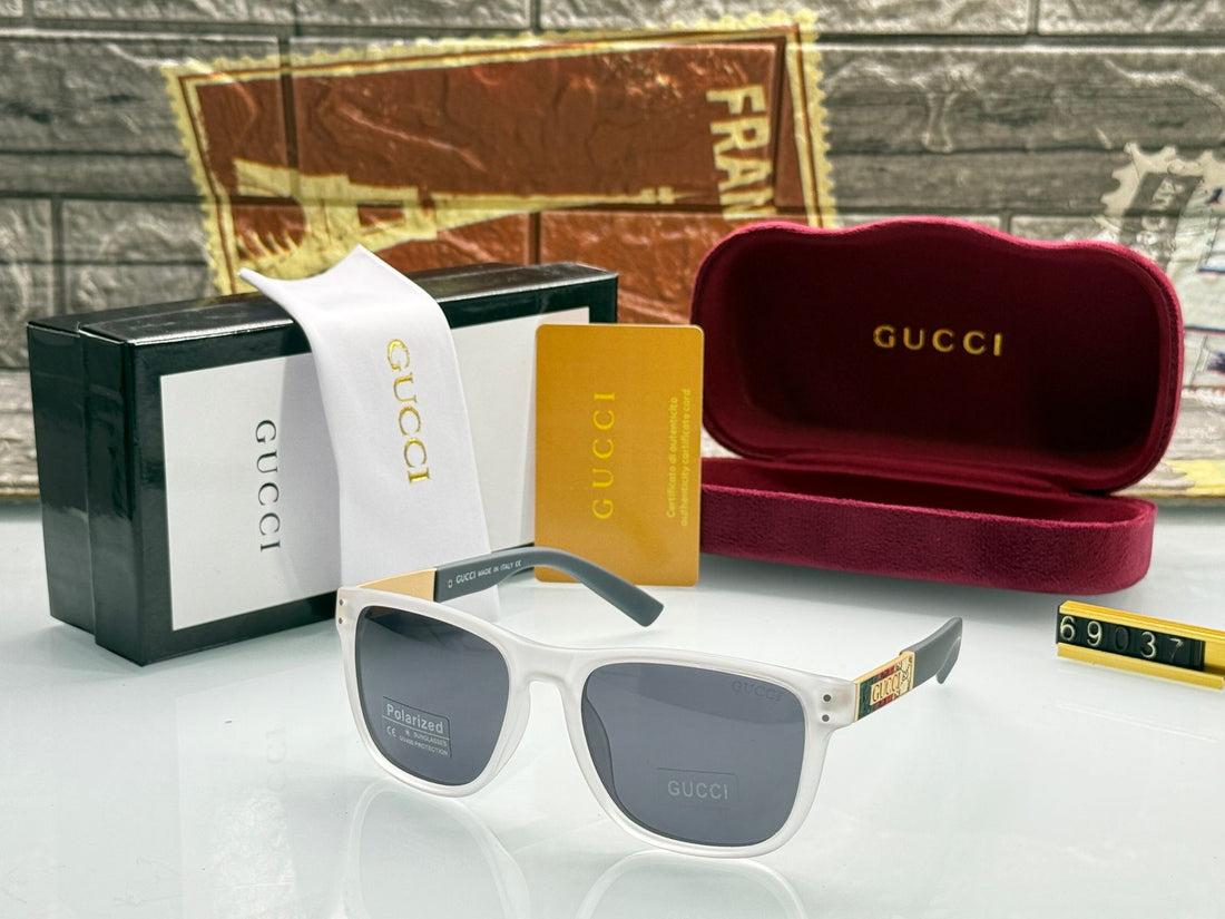 Luxury Gucci-Style Unisex Sunglasses with UV Protection